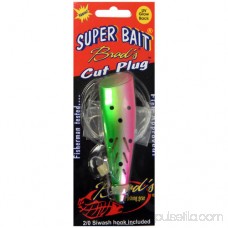Brad's Killer Fishing Gear Rigged Super Cut Plug, Glow Green Dot 555530028
